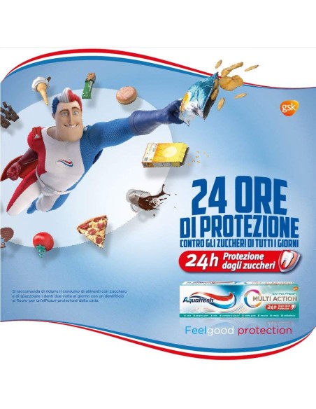 Aquafresh Dentifricio - 75ml - Multiaction - Fresh